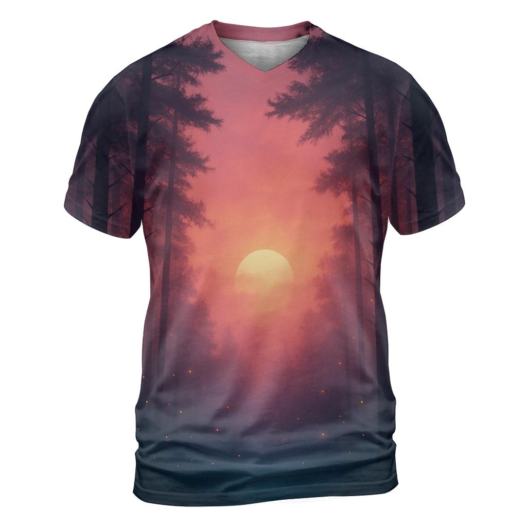 Twilight Forest Halo unique graphic print tees