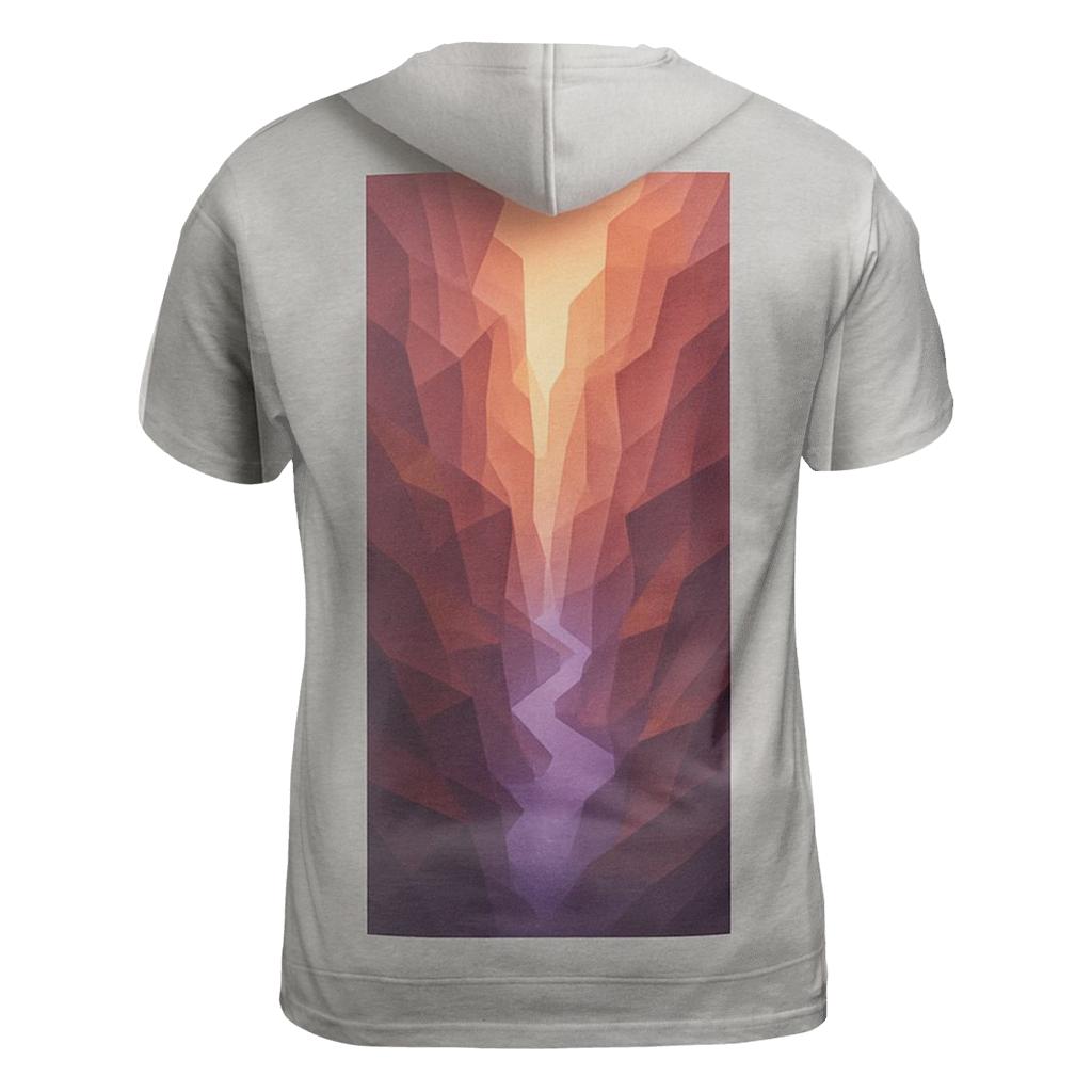 Starlit Canyon Gradient Veil vibrant all-over design tees