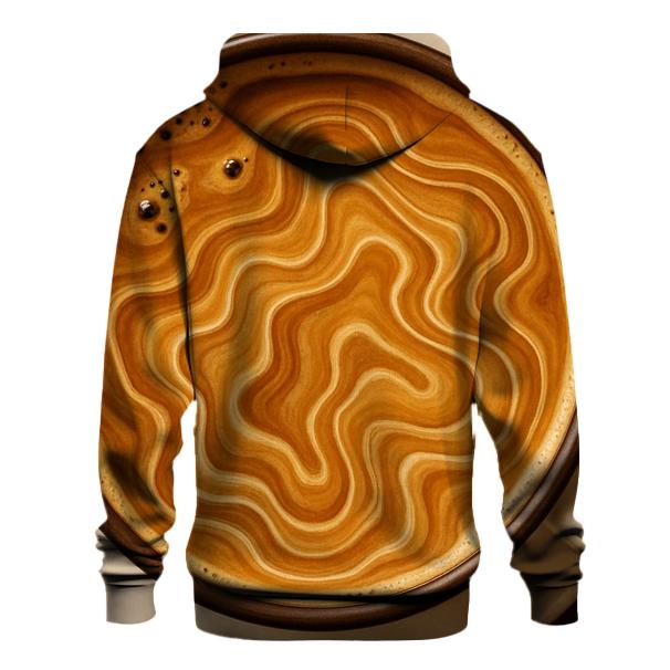 Crema Topography Map designer hoodies