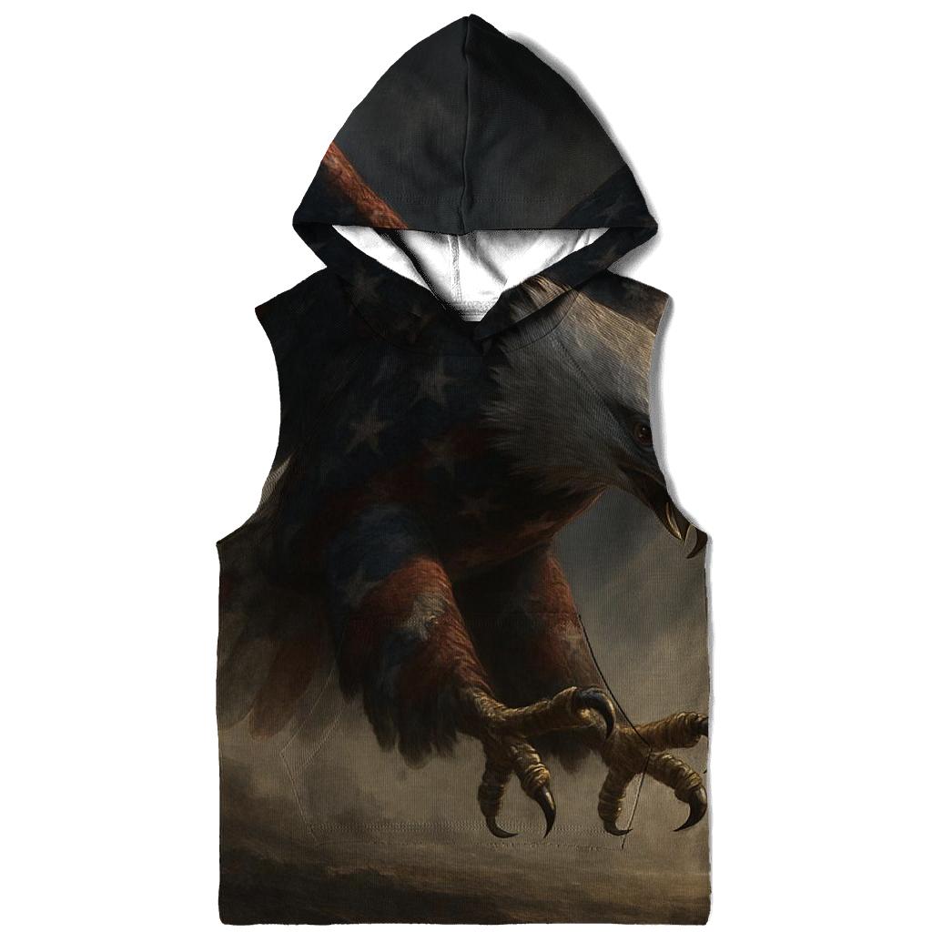 Eagle Over The Valorous Field designer hoodies