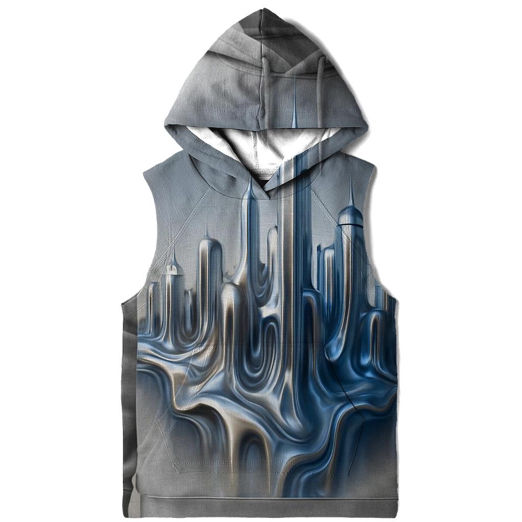 Molten Skyline Gradient City graphic hoodies