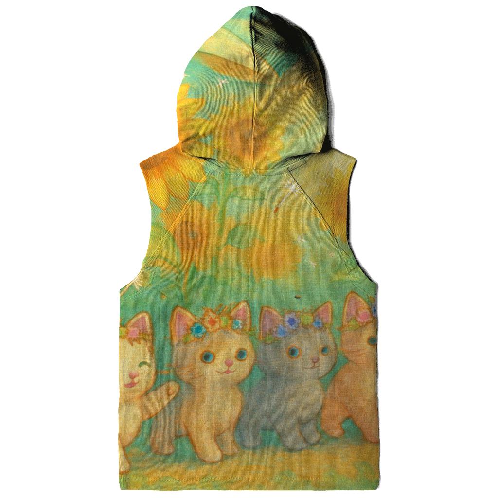 Sunflower Meadow Cat Parade hoodies fashion