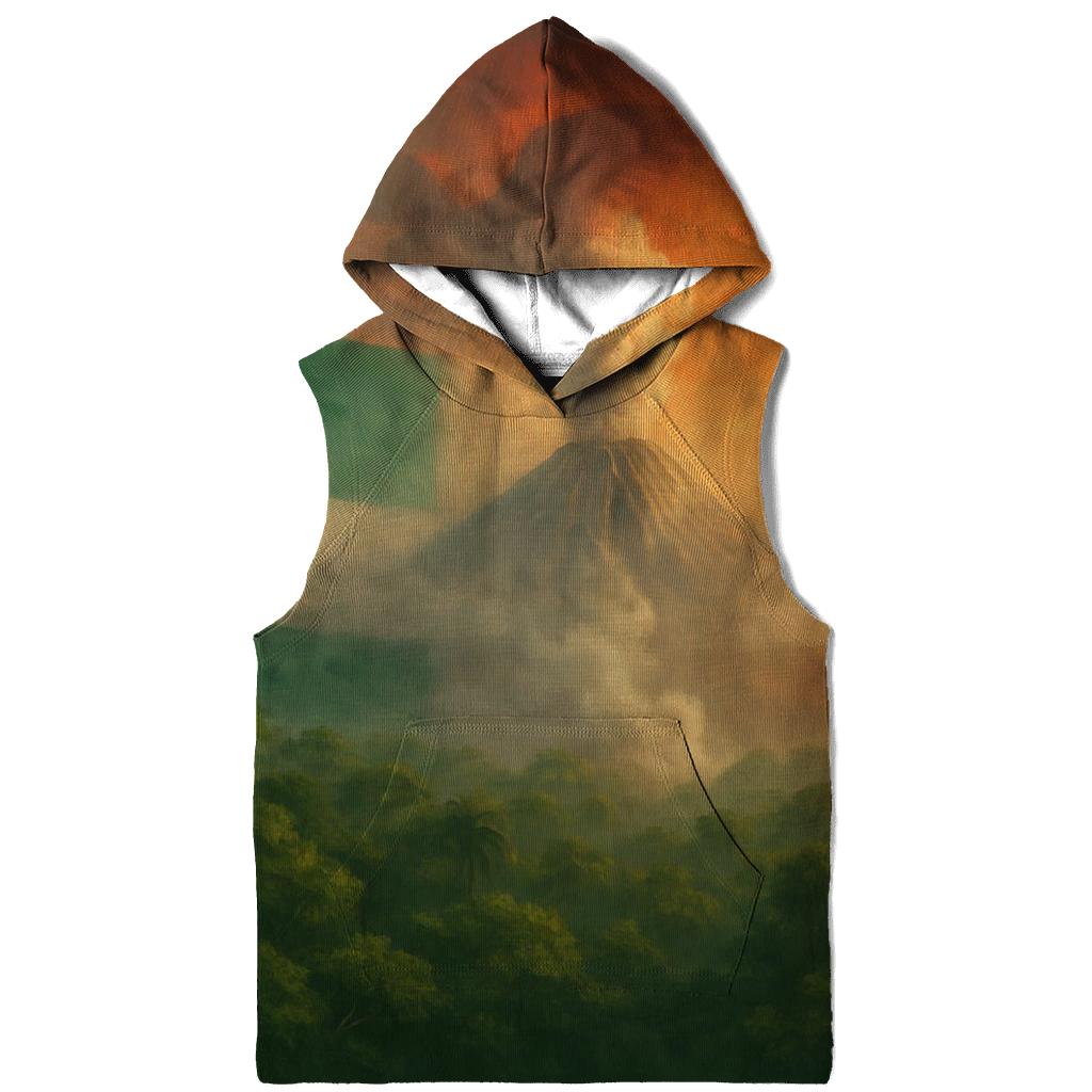 Mexican Flag Volcano And Forest Fusion hoodie designs