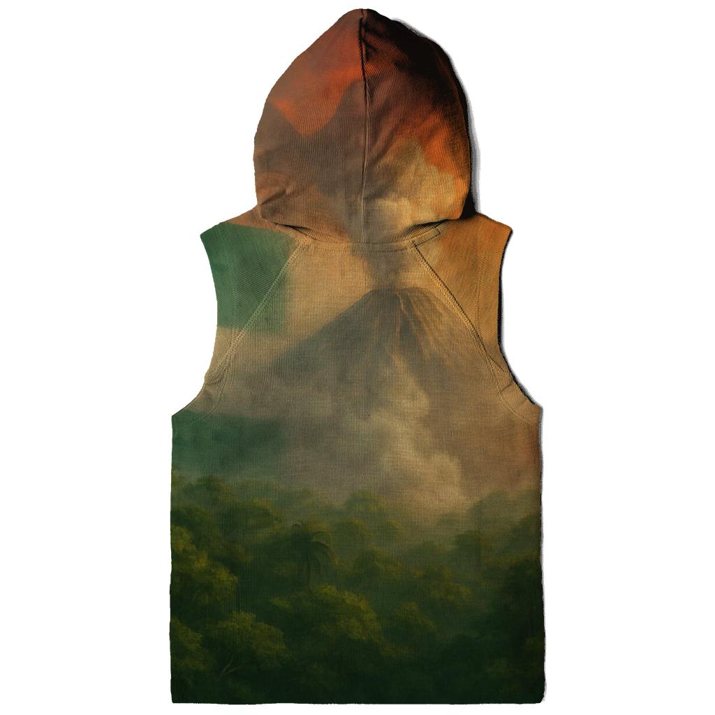 Mexican Flag Volcano And Forest Fusion hoodie designs