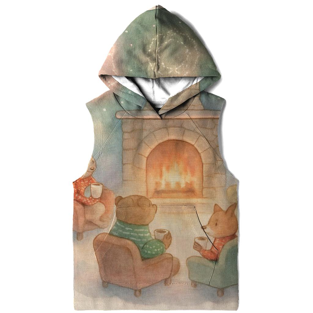 Celestial Fireplace Gathering designer hoodies