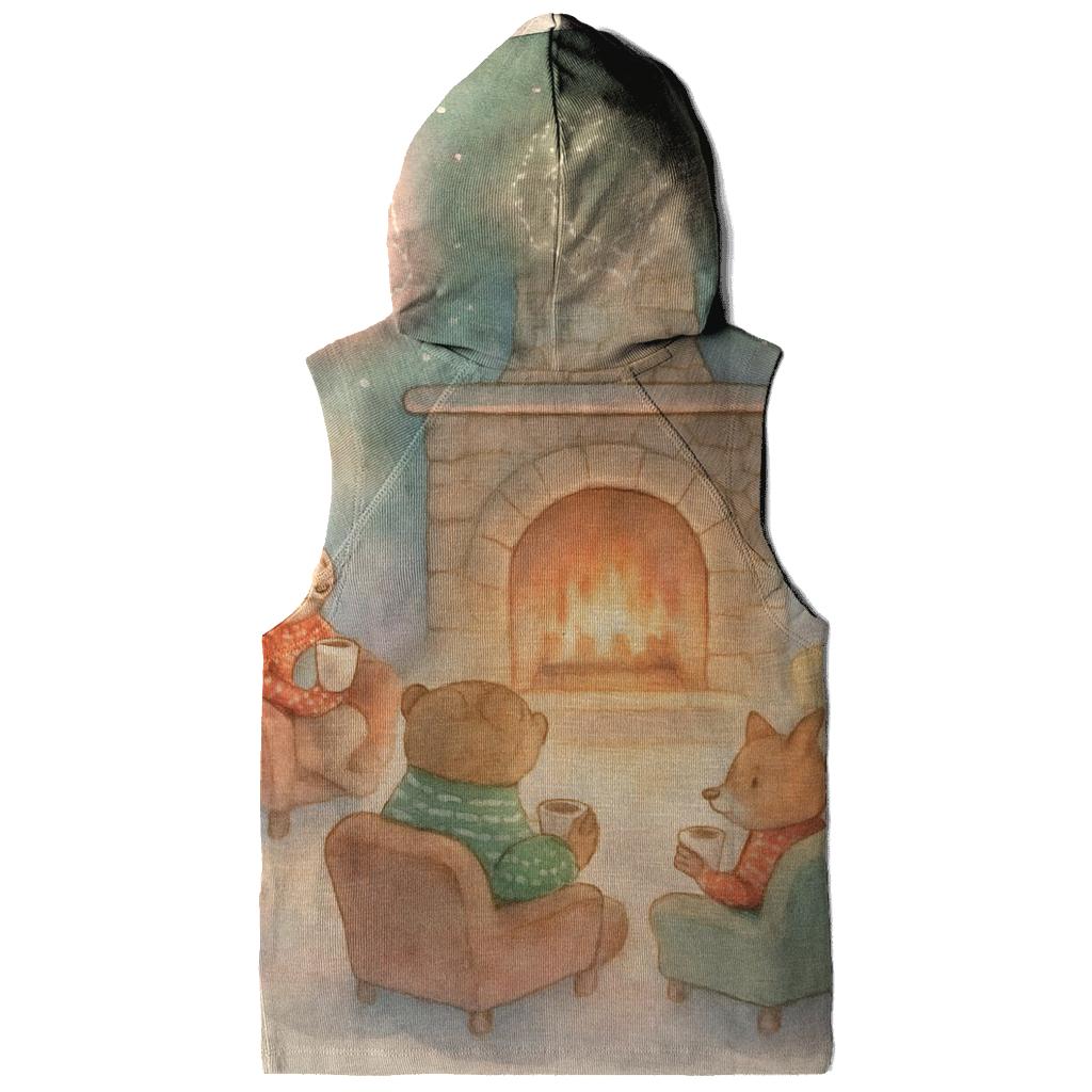 Celestial Fireplace Gathering designer hoodies