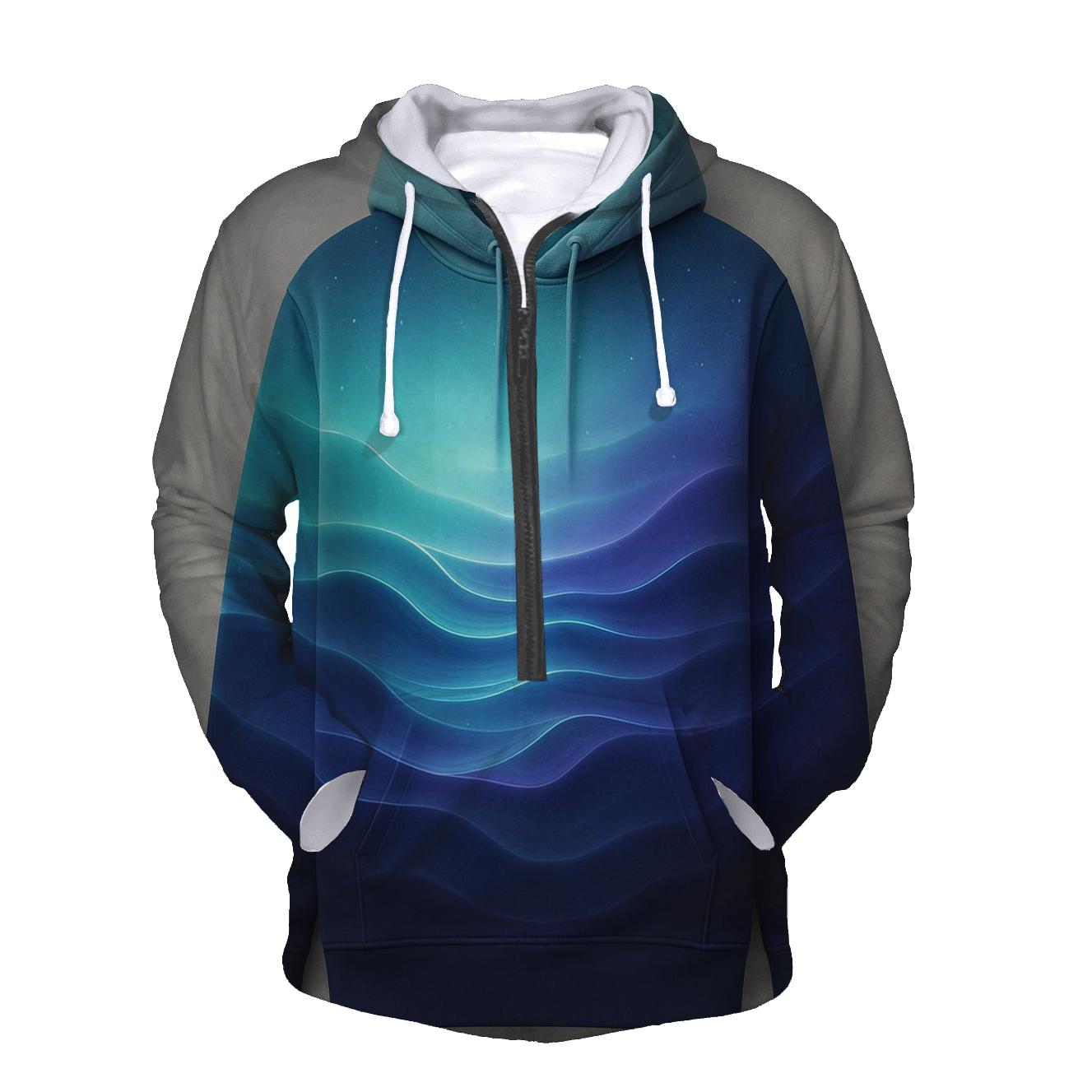 Aurora Tidal Gradient hoodies fashion