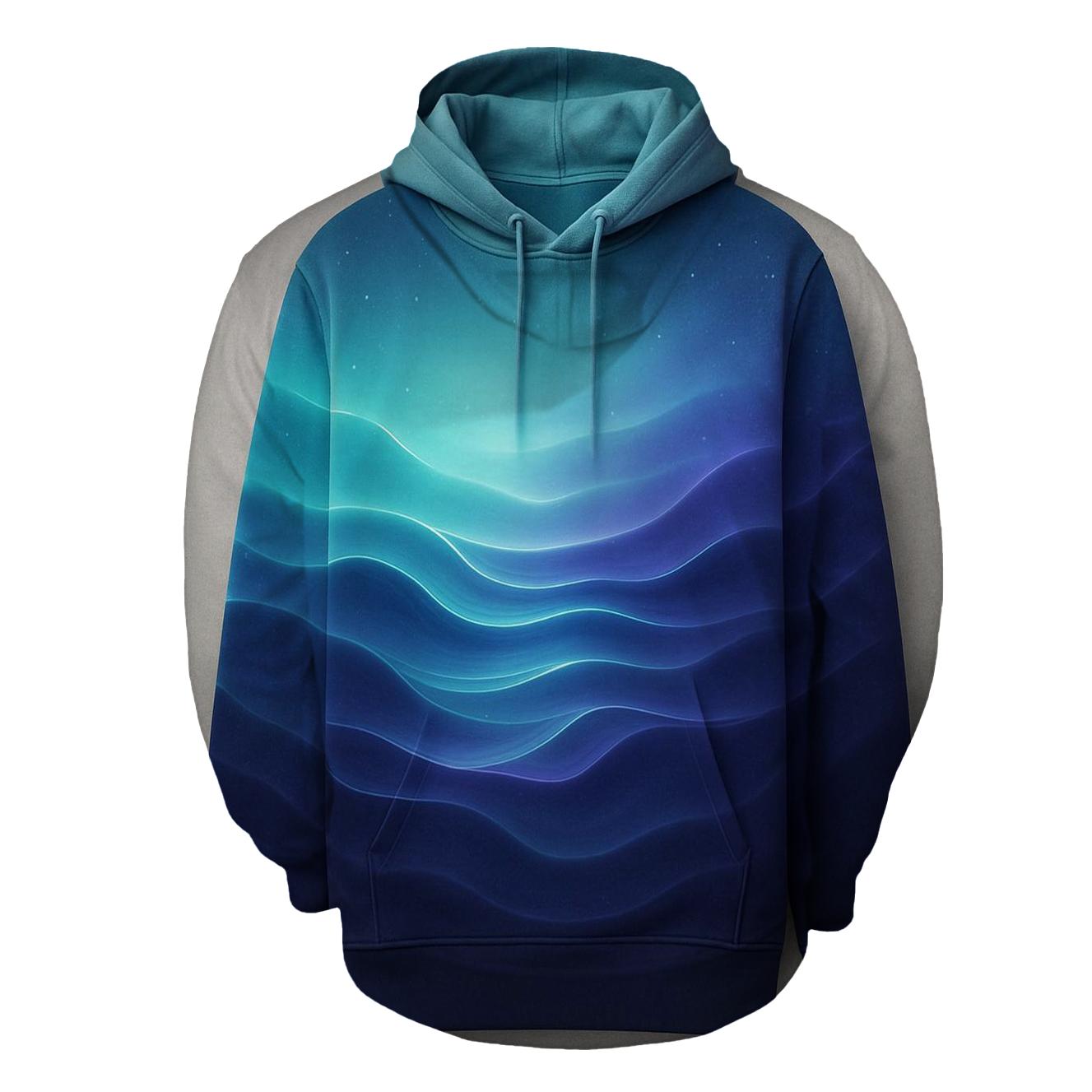 Aurora Tidal Gradient hoodies fashion