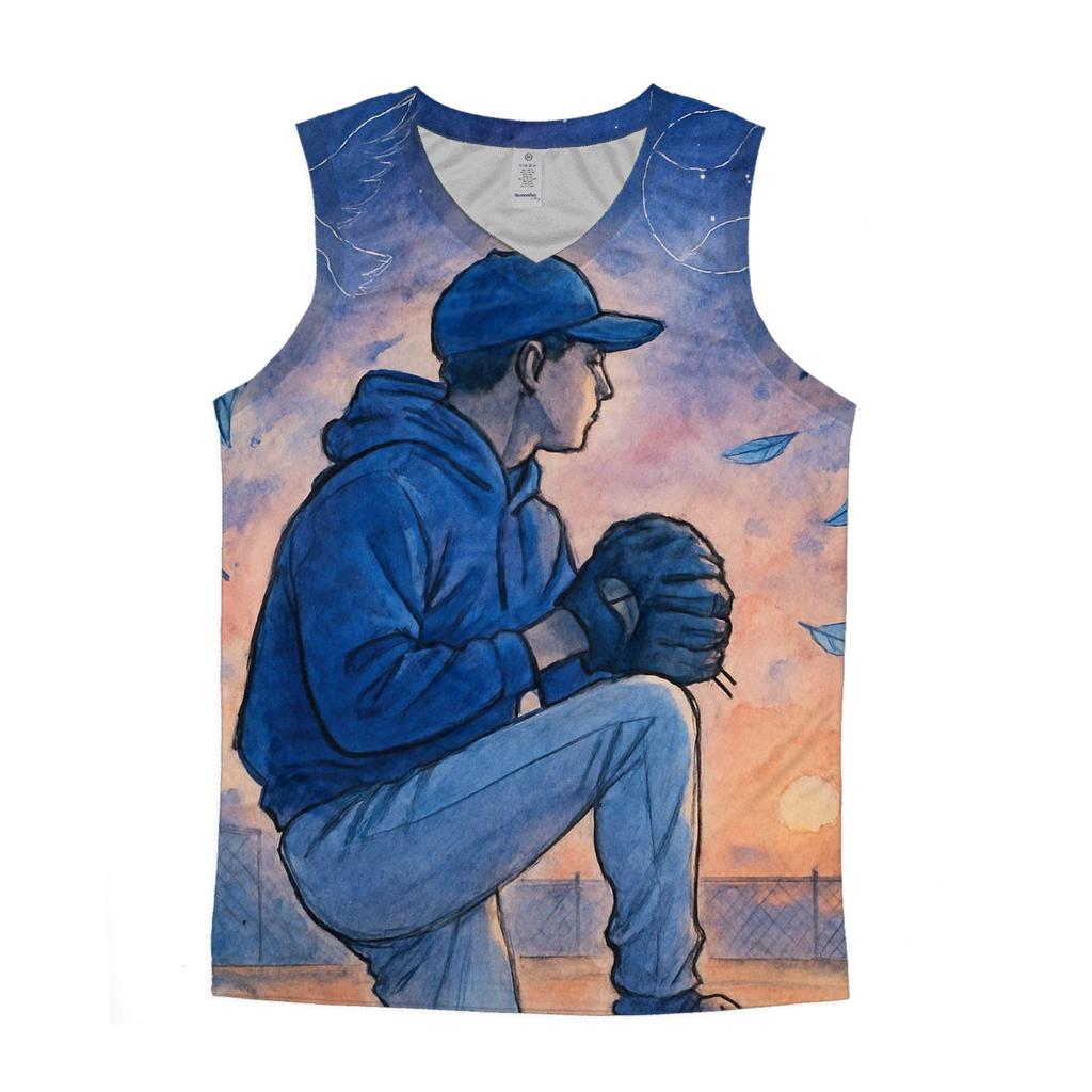 Twilight Bullpen Echo Blue Jays Horizon stylish racerback tanks
