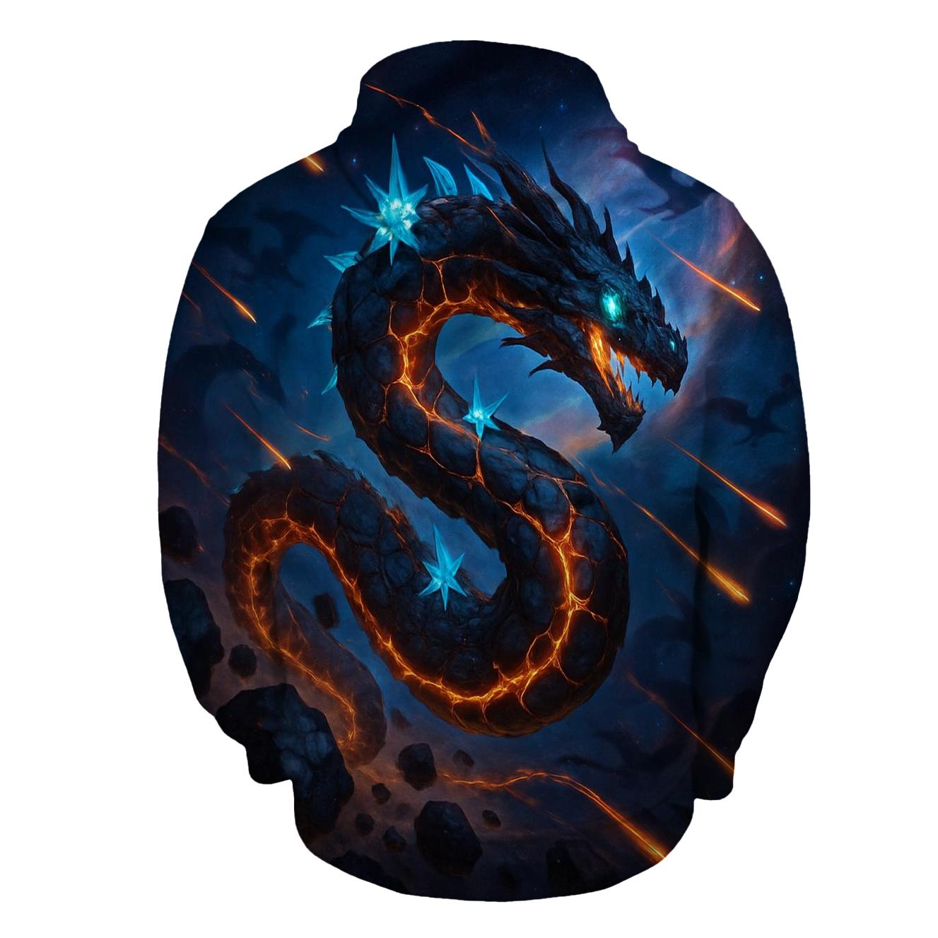 Meteor Dragon Race zip-up hoodies