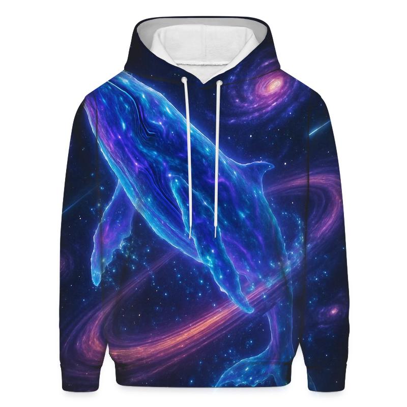 Celestial Whale Tides pullover hoodies
