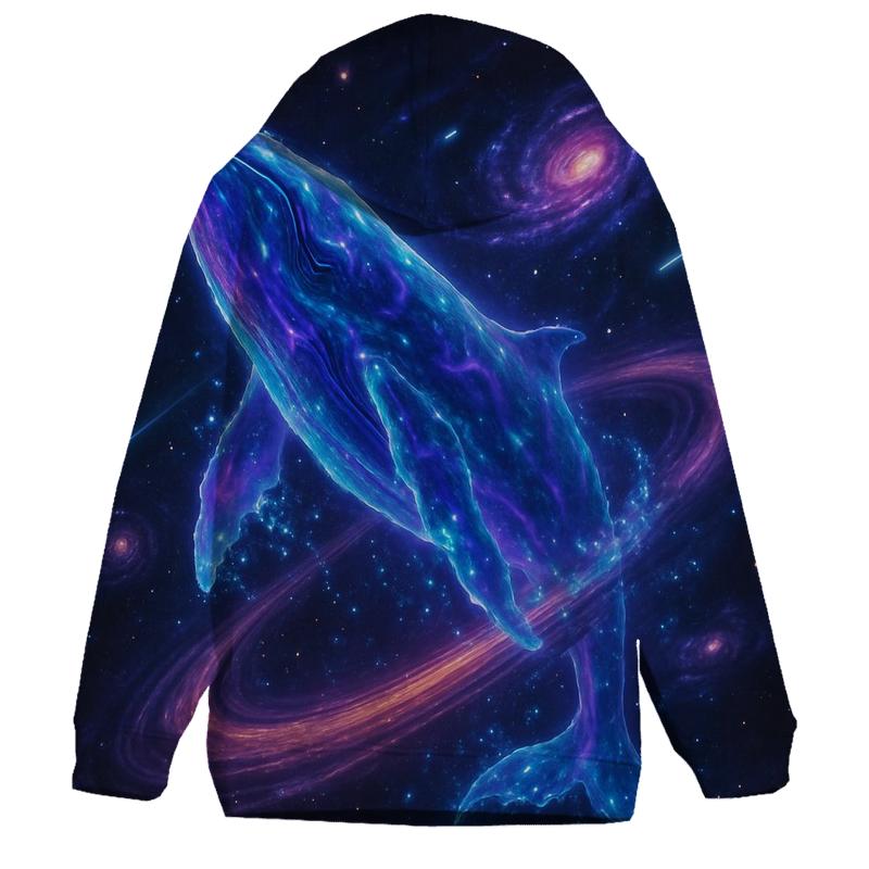 Celestial Whale Tides pullover hoodies