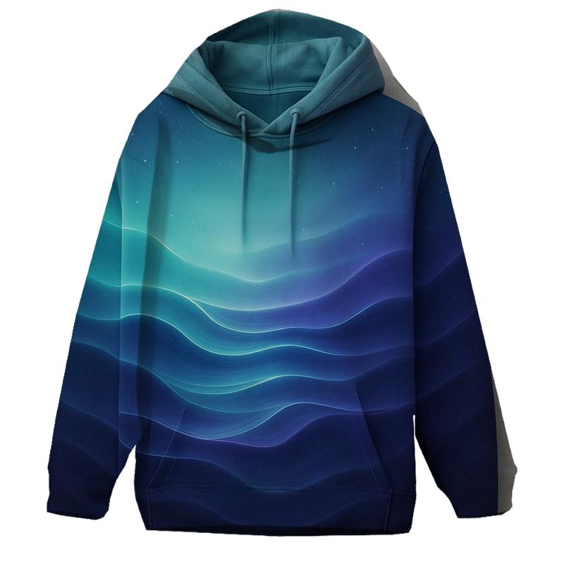 Aurora Tidal Gradient hoodie trends
