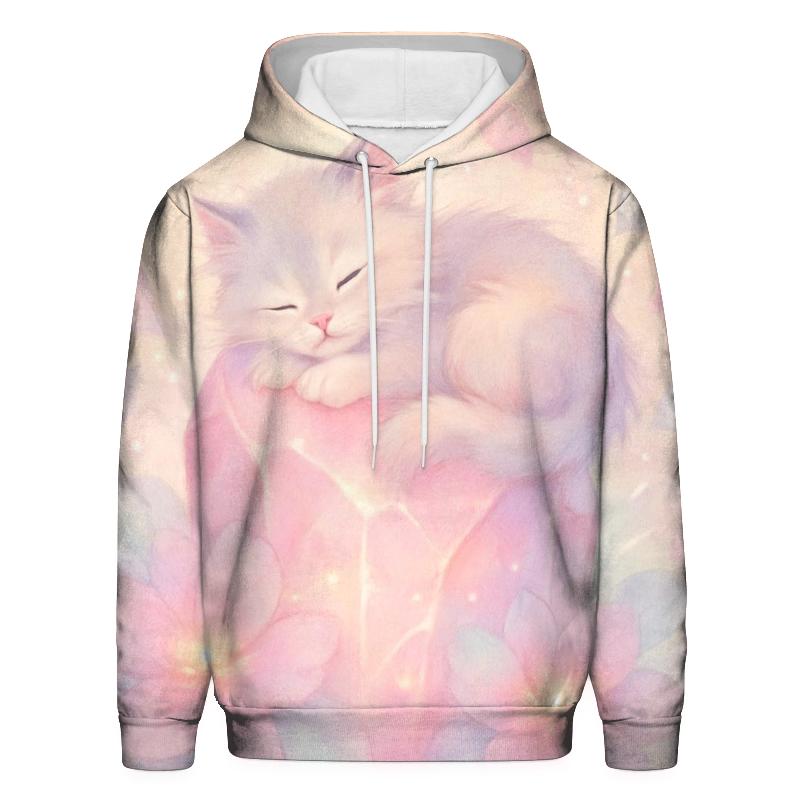 Crystal Garden Napping Cat hoodie trends
