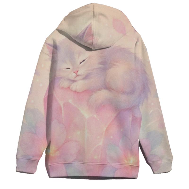 Crystal Garden Napping Cat hoodie trends