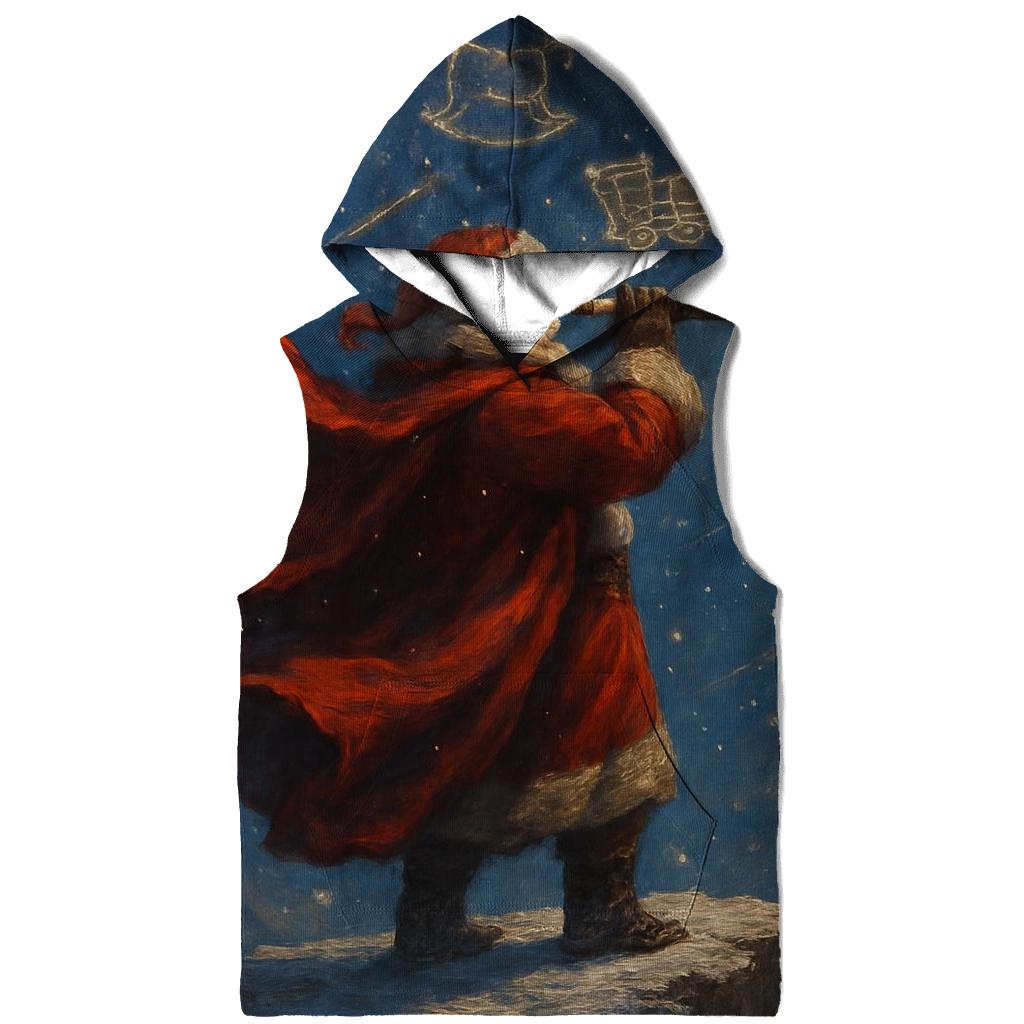 Arctic Stargazer Santa Summit zip-up hoodies