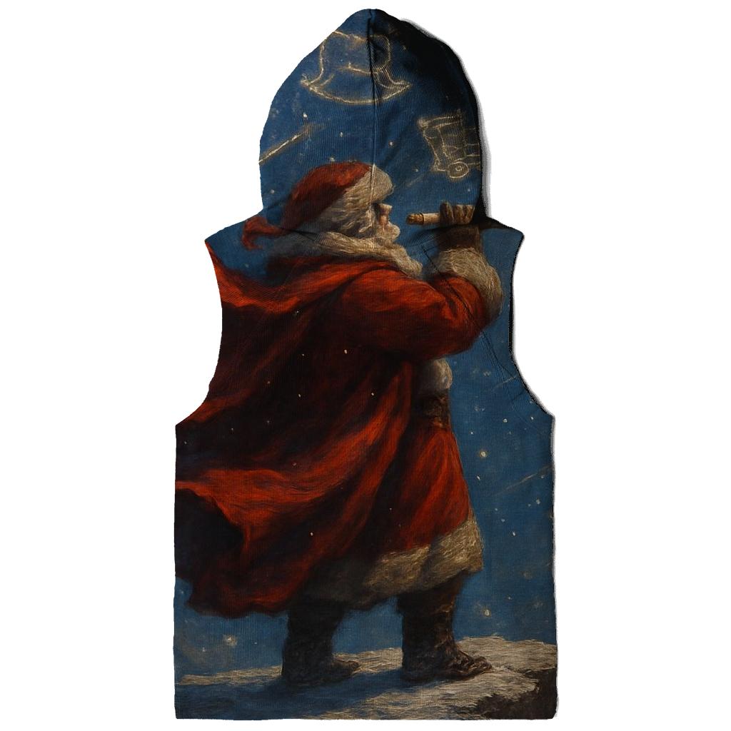 Arctic Stargazer Santa Summit zip-up hoodies