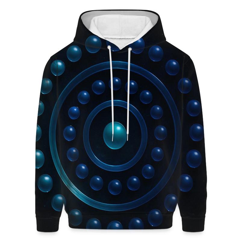 Chromatic Orbit Gradient Rings hoodie trends