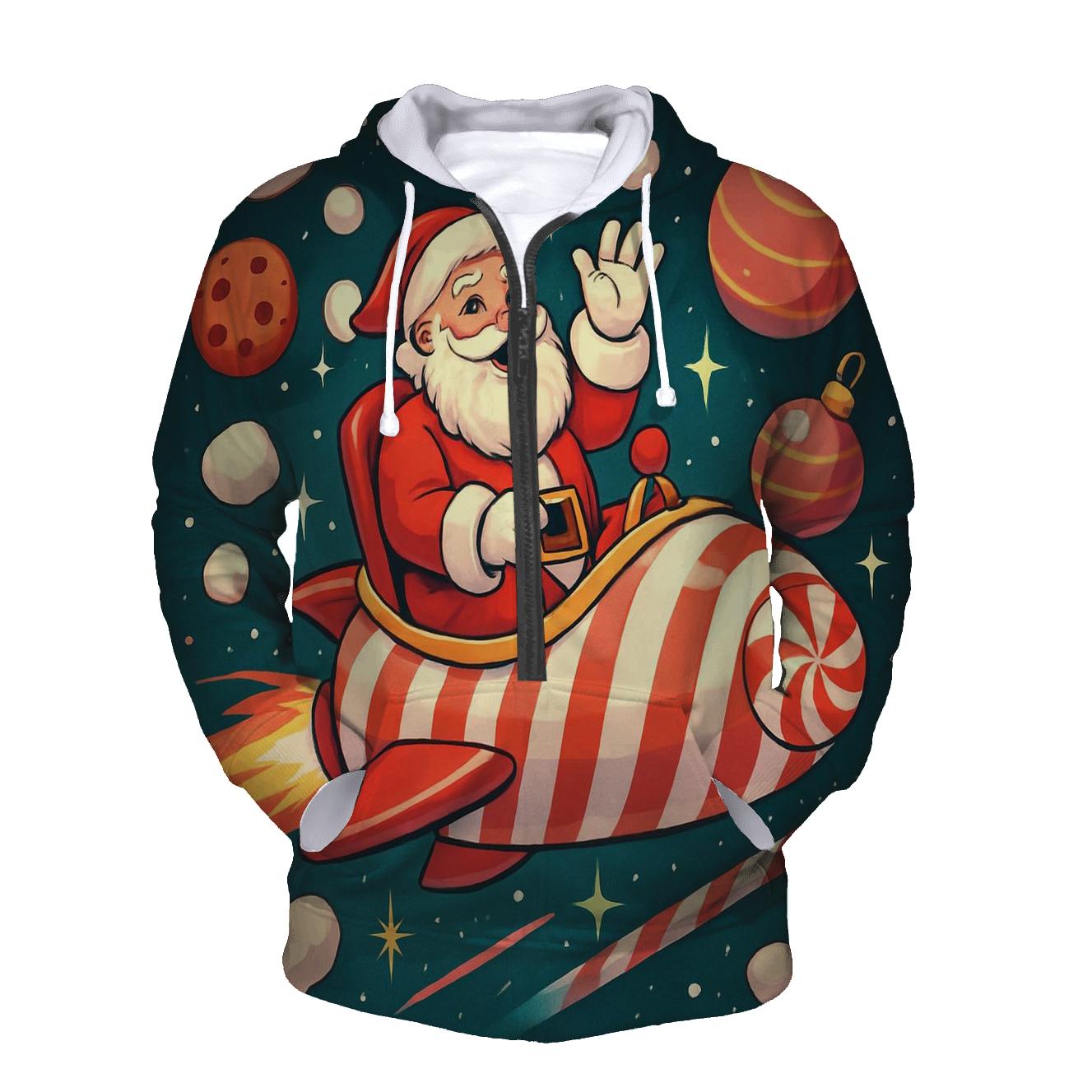 Candy Cosmos Santa Cruiser premium hoodies