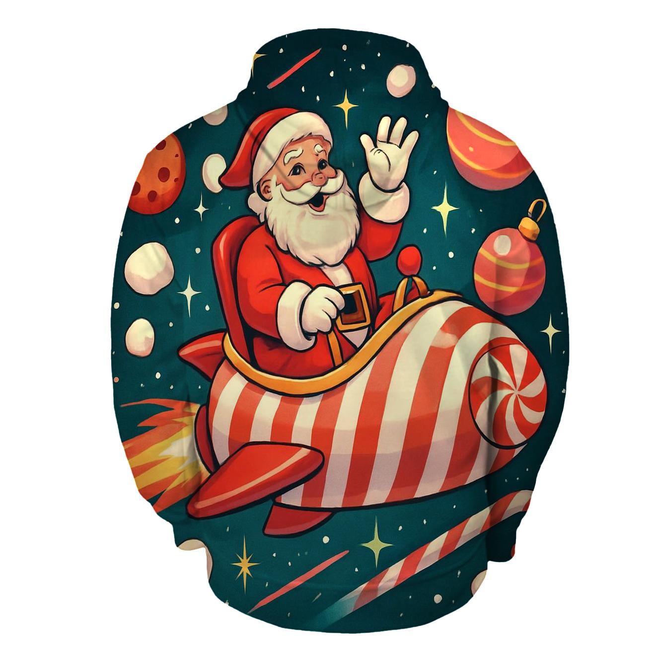 Candy Cosmos Santa Cruiser premium hoodies
