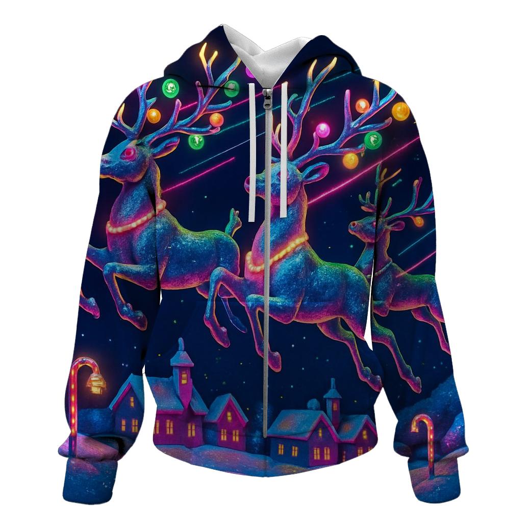 Cosmic Reindeer Light Parade hoodie trends