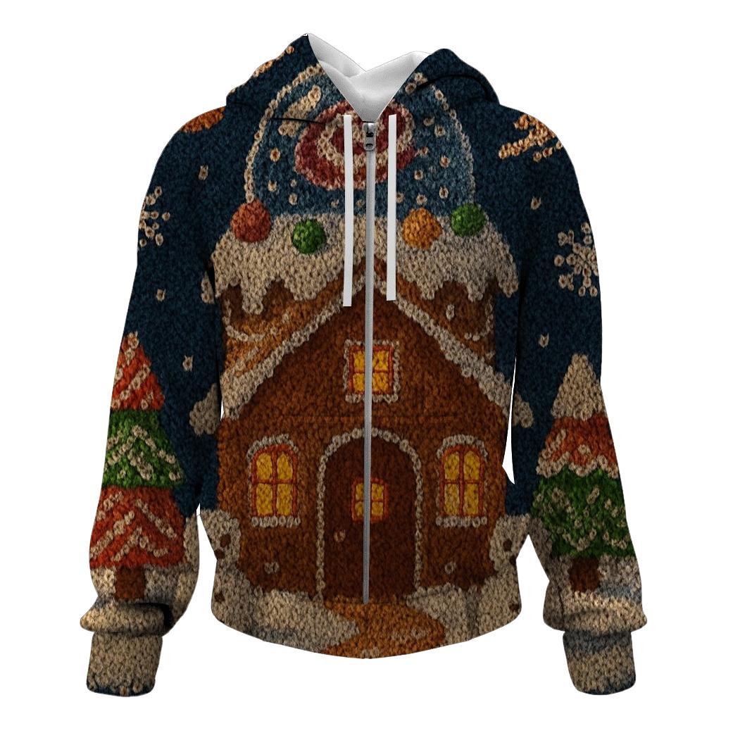 Gingerbread Galaxy Cabin lightweight hoodies