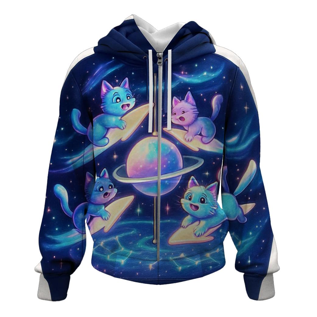 Cosmic Carousel Cats hoodie designs