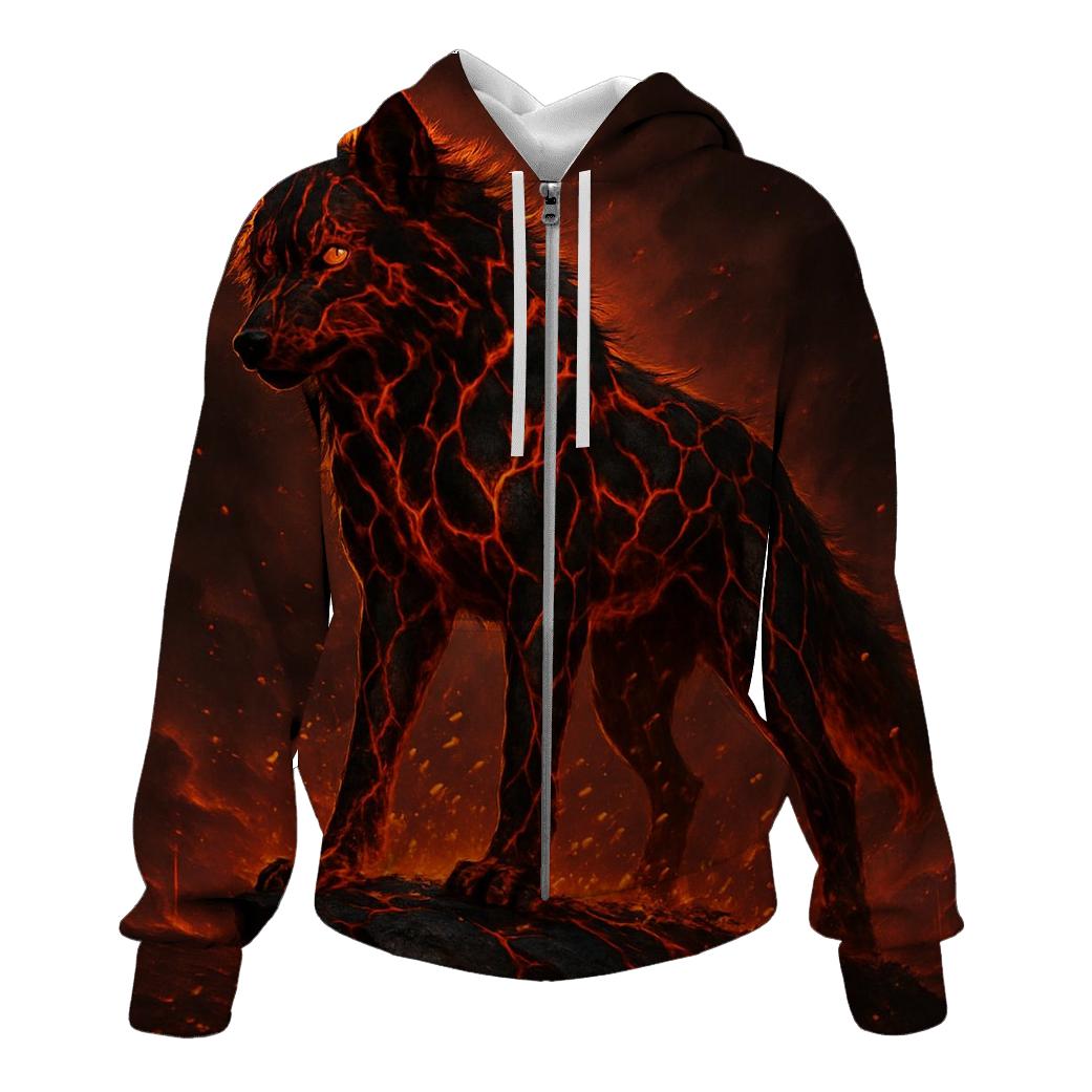 Volcanic Ember Alpha premium hoodies
