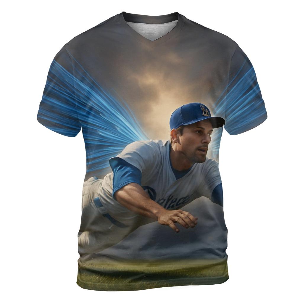 Wings Of Speed Outfield Dive unique graphic print tees