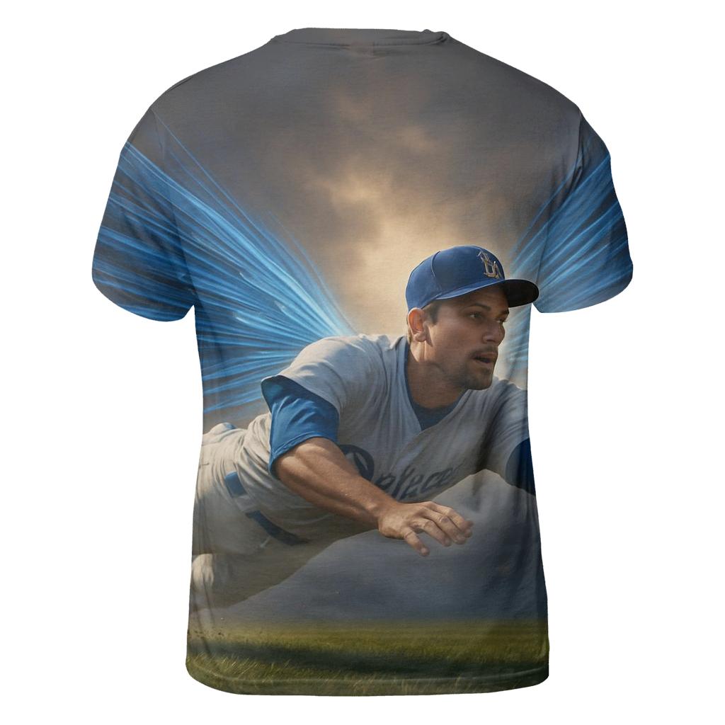 Wings Of Speed Outfield Dive unique graphic print tees