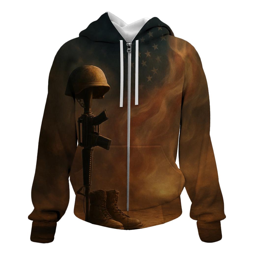 Silent Honor At The Battlefield Cross hoodie designs