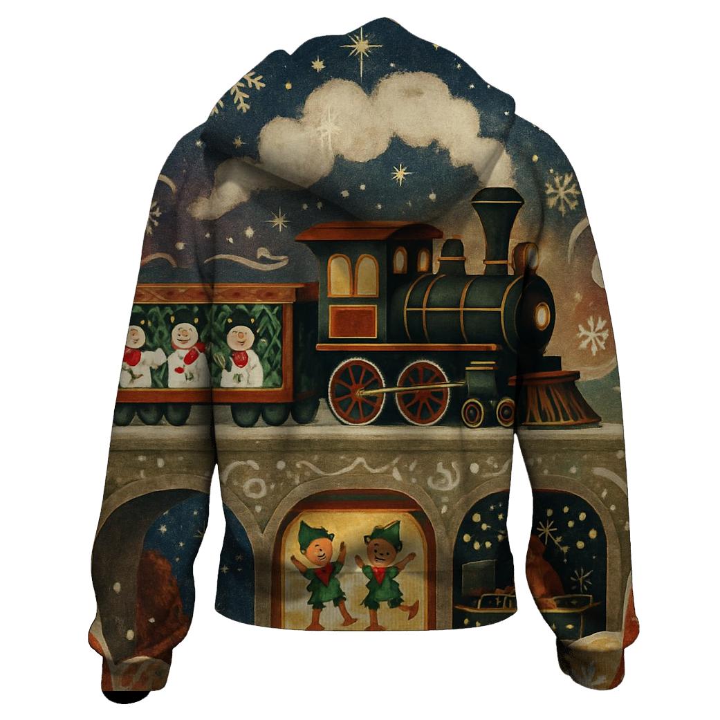Midnight Polar Express Party lightweight hoodies