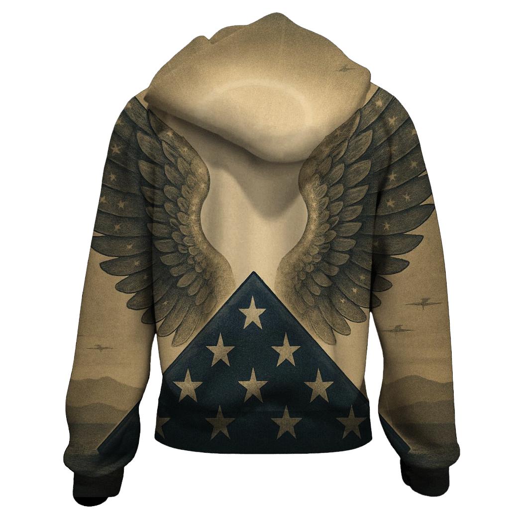 Wings Of The Fallen Rising embroidered hoodies