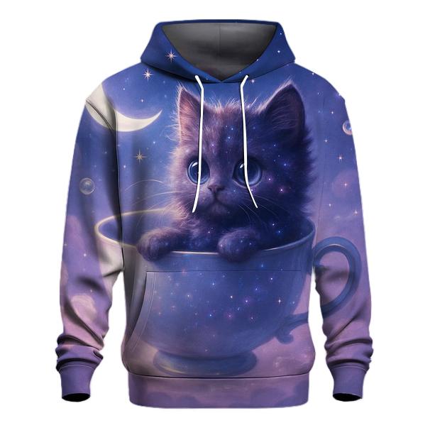 Celestial Teacup Cat hoodies fashion