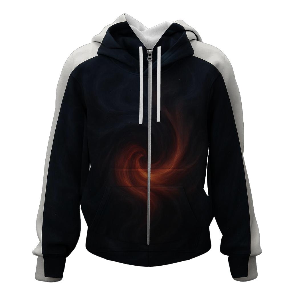 Midnight Ember Gradient Currents hoodie styles