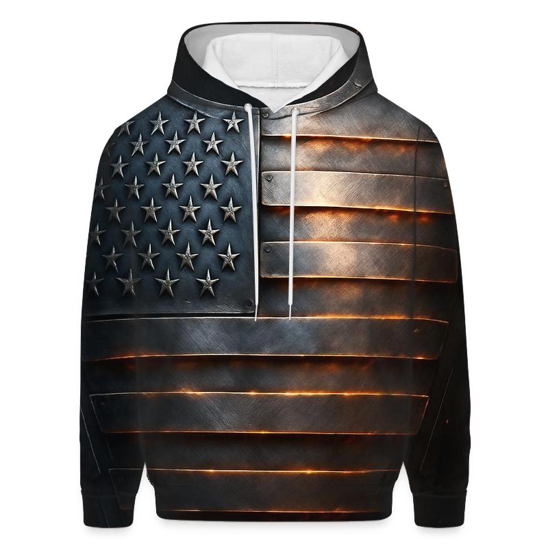 Steel Forged Stripes lightweight hoodies
