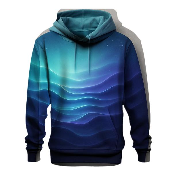Aurora Tidal Gradient hoodies fashion