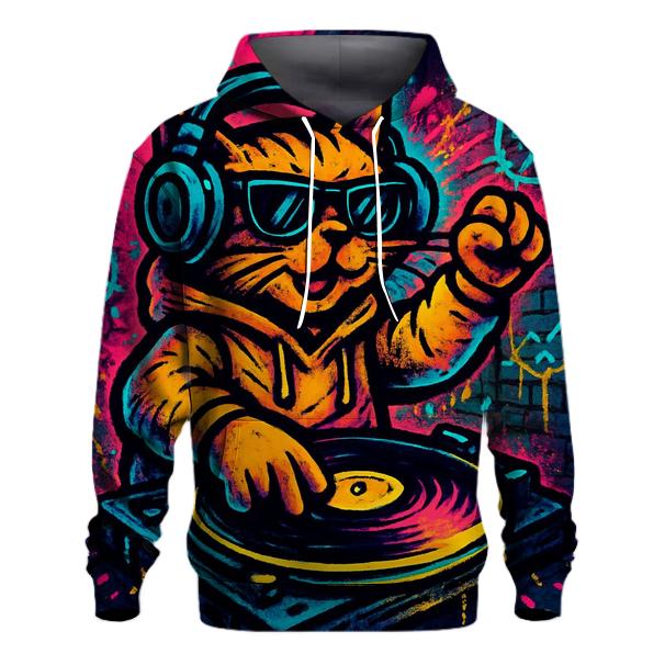 Graffiti Alley DJ Cat hoodie trends