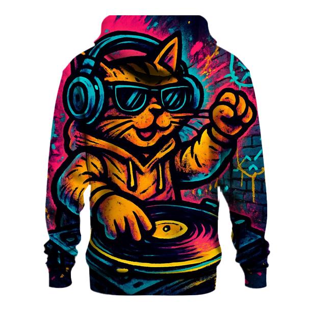 Graffiti Alley DJ Cat hoodie trends