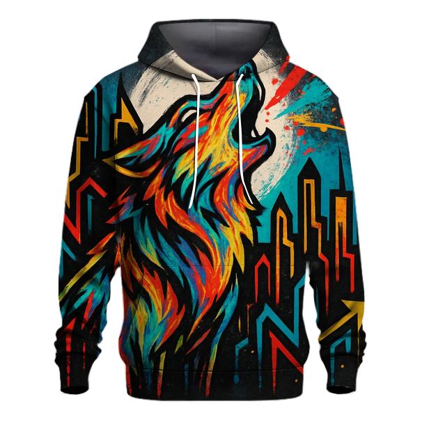 Graffiti Howl Skyline pullover hoodies