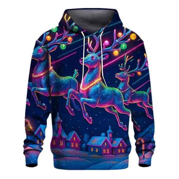 Cosmic Reindeer Light Parade designer hoodies