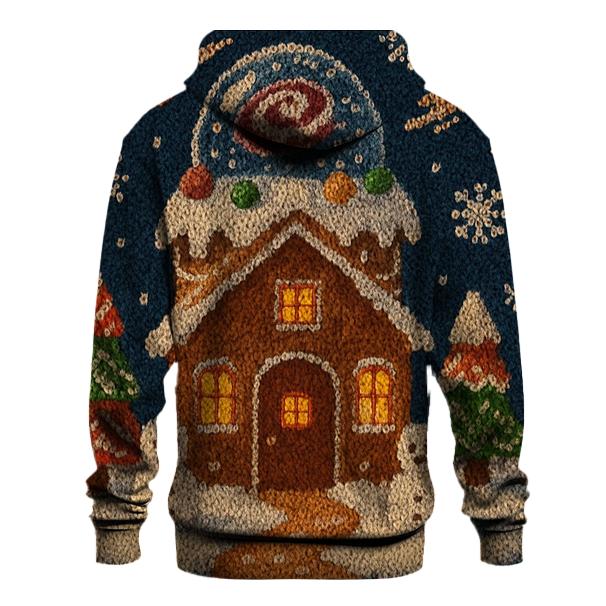 Gingerbread Galaxy Cabin printed hoodies