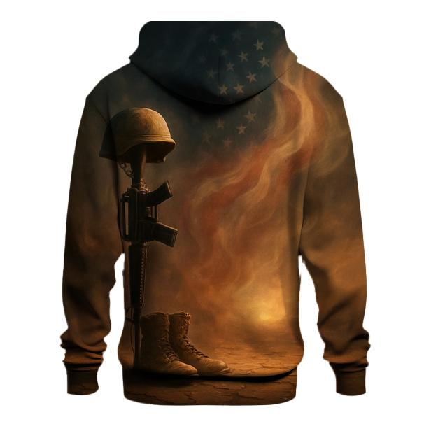 Silent Honor At The Battlefield Cross premium hoodies