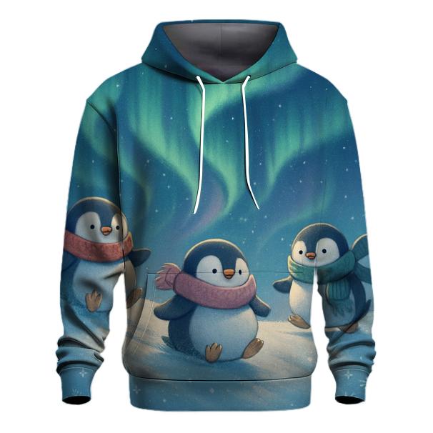 North Pole Aurora Penguins hoodie trends