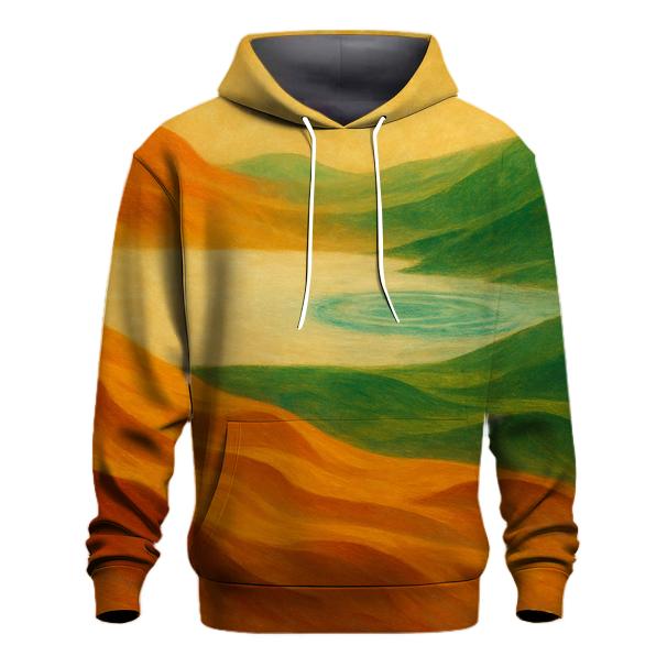 Indian Flag Desert Mirage Abstraction hoodie styles