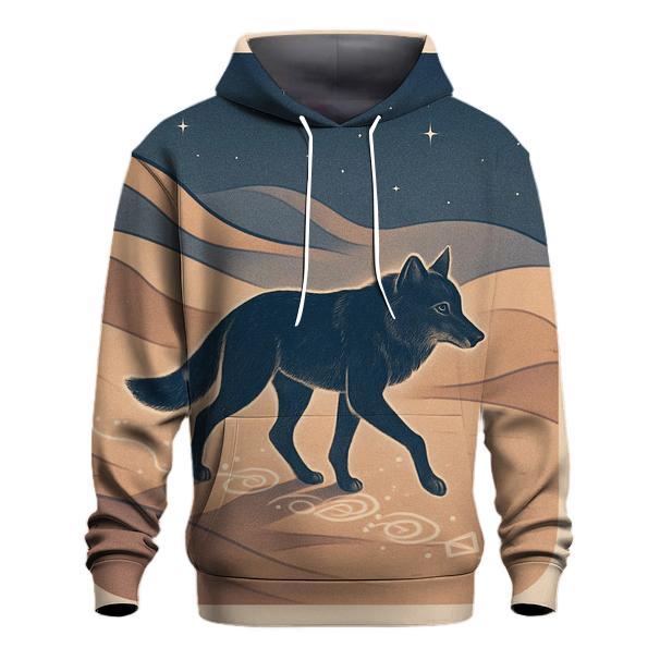 Mystic Sand Dune Wolf zip-up hoodies