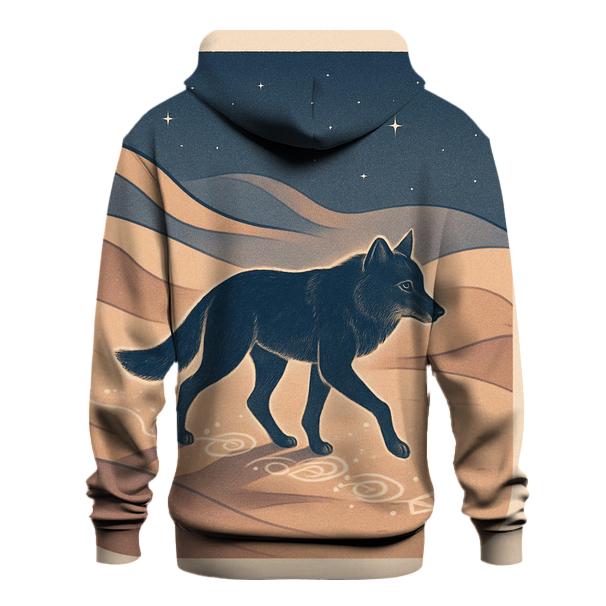 Mystic Sand Dune Wolf zip-up hoodies