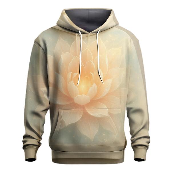 Celestial Bloom Gradient Petals zip-up hoodies