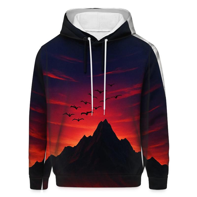 Ridge Line Ember Flight printed hoodies