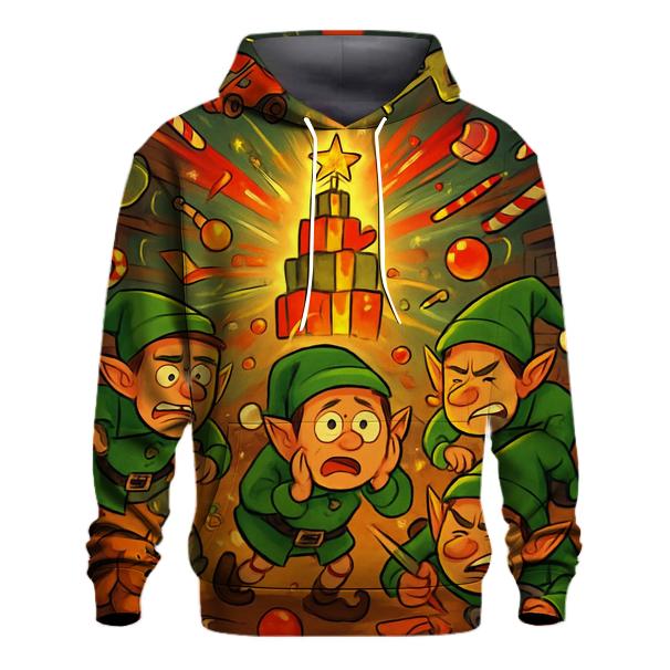 Elf Workshop Supernova Chaos custom hoodies